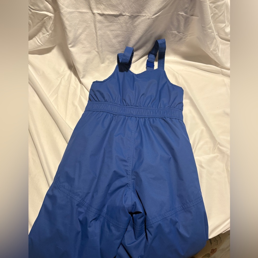 LL Bean Kids water And wind resistant thinsulate insulated Snow Bibs Size 8